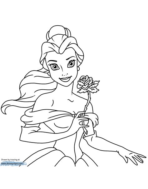beauty   beast coloring pages  disneyclipscom
