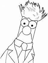 Muppets Beaker Muppet Paintingvalley Drawinghowtodraw sketch template
