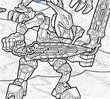 Bionicle Colouring Furno Kaynak sketch template