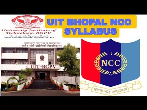 uit rgpv bhopal ncc enrollment exam syllabus  youtube