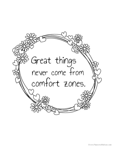 inspirational quotes coloring pages    printables