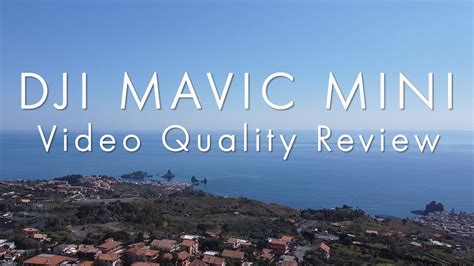 mavic mini video quality review youtube