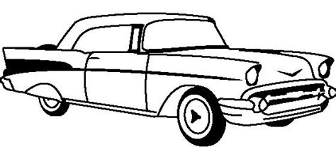 chevy bel air blueprints sketch coloring page
