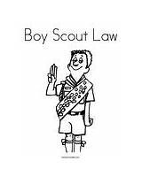 Scout Coloring Law Pages Boy Scouts Cub America People Across Read Printable Book Twistynoodle Salute Noodle Twisty Clip Change Template sketch template