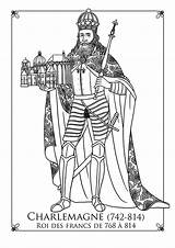 Charlemagne Coloriage Roi Reine Coloriages Hugolescargot Rois Hugo Escargot Enregistrée sketch template