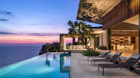 bali clean endless ocean views inspire  design   vacation home