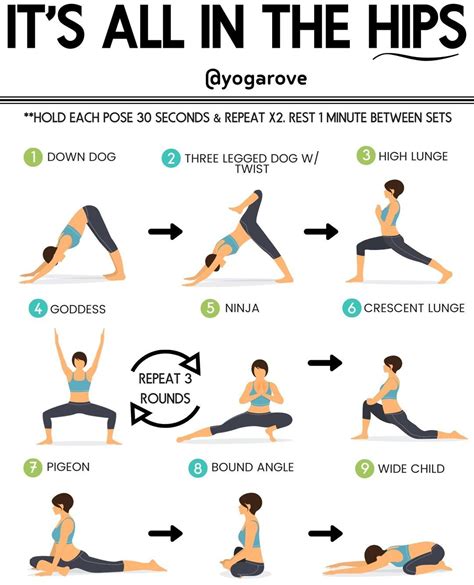 yoga  hips sequence atyogarove atyogarove  created