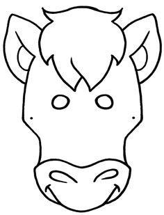 horse mask printable coloring page  kids kids crafts fun ideas