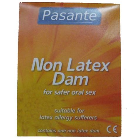 pasante non latex dental dams condom choice