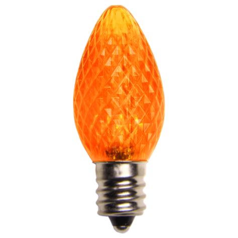 amber orange led christmas light bulbs