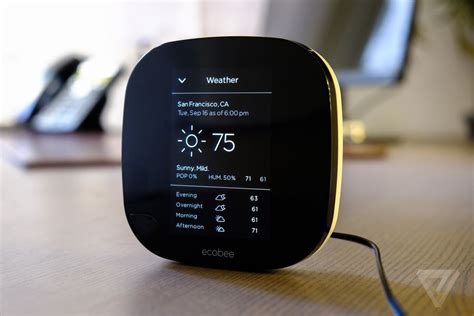 ecobee adds google assistant support   smart thermostats  verge
