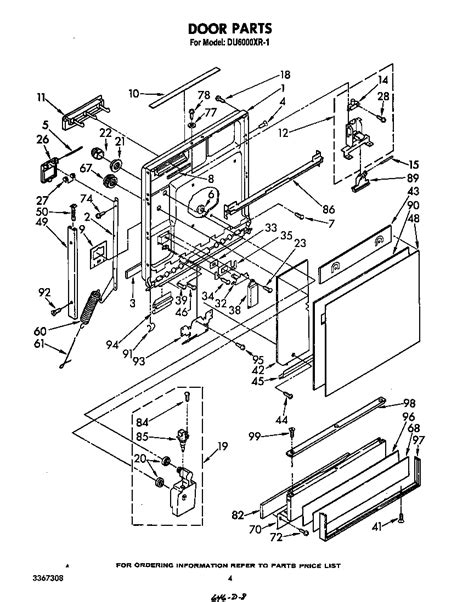 manual asko dishwasher parts diagram