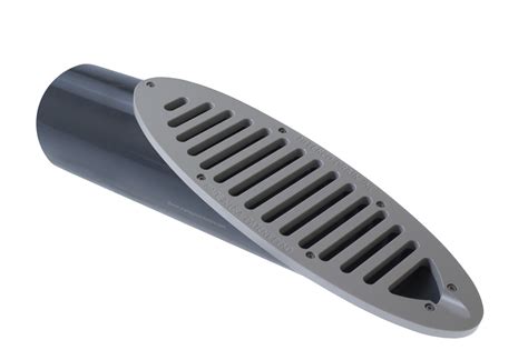pvc sch  mitered drain wgray hdpe grate  drainage products