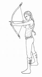 Everdeen Coloring Katniss Hunger Pages Games Body Game Template Style Deviantart Drawings Sketch Popular Book Badass Coloringhome sketch template