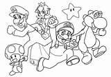 Coloring Mario Brothers Pages Printable Super Sheets Popular Coloringhome Comments sketch template
