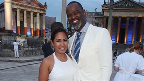 access hollywood interview brian mcknights bride wore