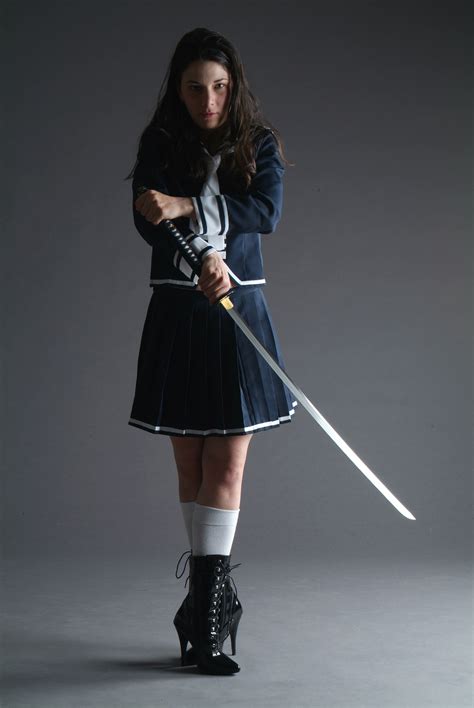 samurai schoolgirl by mjranum stock on deviantart