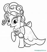 Pony Little Coloring Rarity Pages Getcolorings Handcraftguide русский sketch template