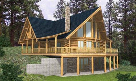 genius log cabin plans  basement home plans blueprints