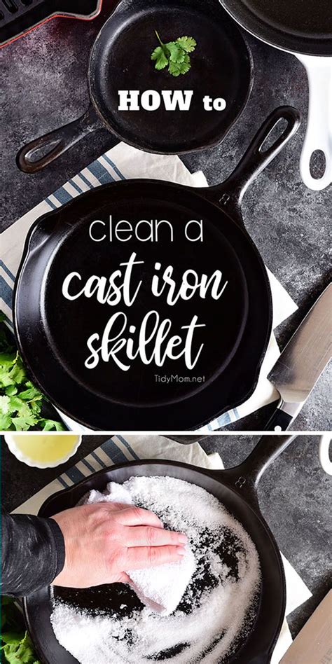 clean  cast iron skillet cast iron cleaning cast iron