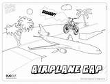Skatepark Airplane sketch template