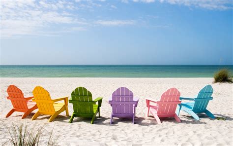 beach photo  beach chairs