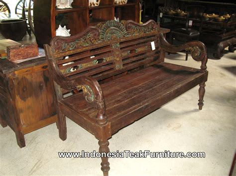 reclaimed teak wood bench furniture indonesia
