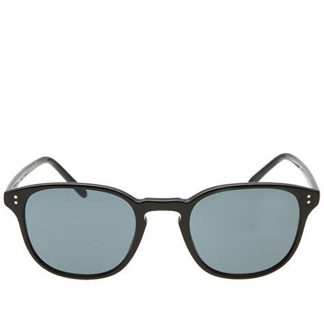 Oliver Peoples Fairmont Sunglasses Black And Indigo End