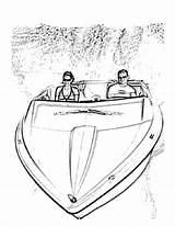 Boats sketch template