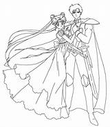 Serenity Endymion Getdrawings Sailormoon Malvorlagen sketch template