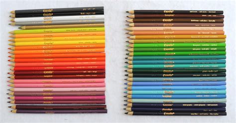 crayola  count colored pencils jennys crayon collection