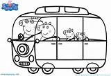 Peppa Pig Coloring Printable Pages Colouring Print Taxi Do Rocks Printables Color A4 A3 Cartoon Little sketch template