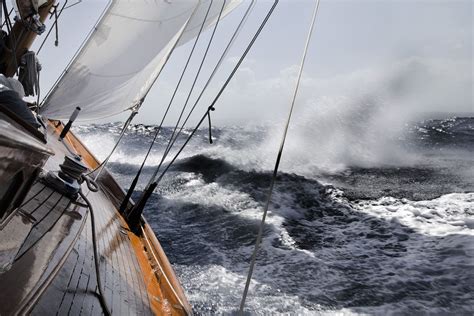 learn   adjust sailboat sails  stronger winds