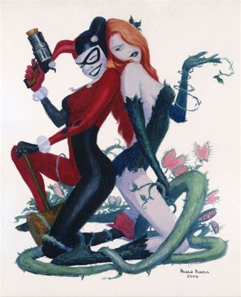 Poison Ivy And Harley Quinn Geek Chic Pinterest Pictures Harley