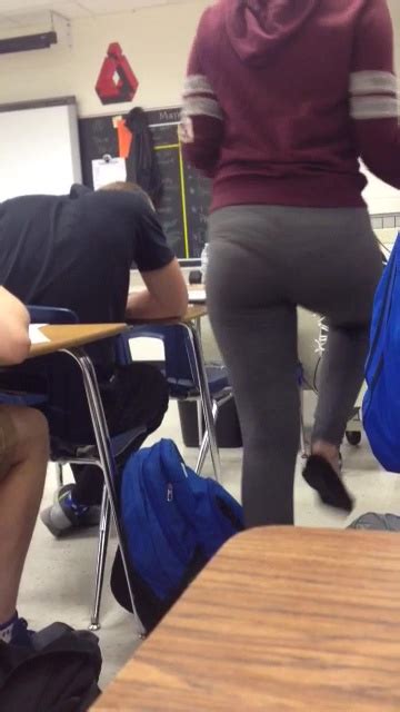 Visible Thong Line In Class 👌 Creepshots