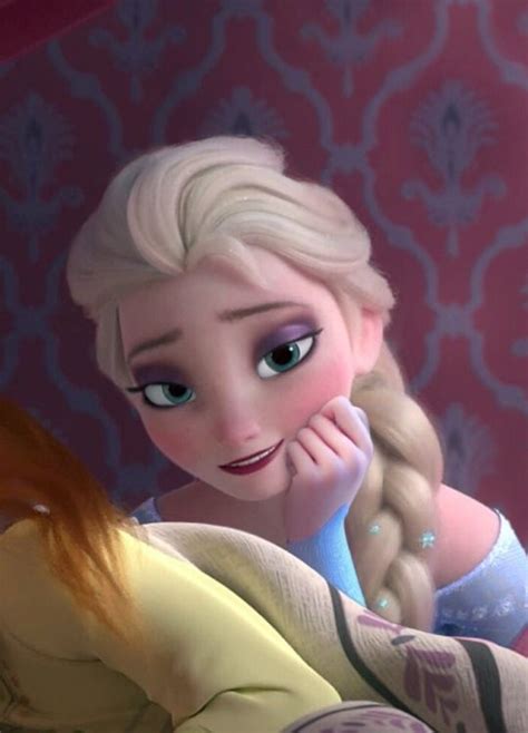 queen elsa frozen ️ wow that look on her face watching and waiting ️ ️ cute frozen