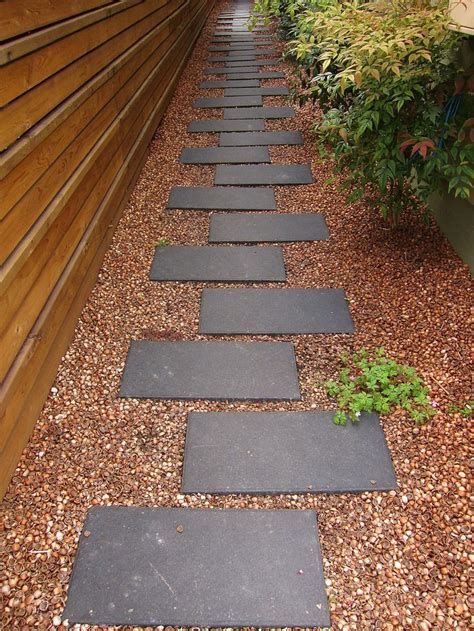 landscape pathway ideas  stunning options bless  weeds