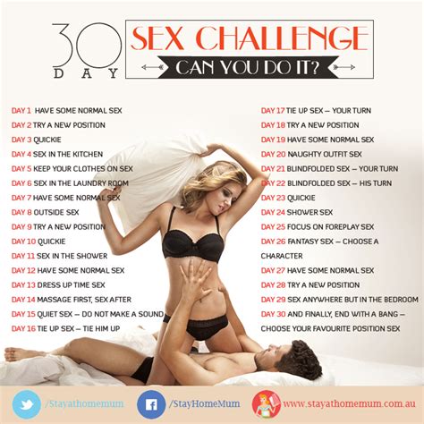 The 30 Day Sex Challenge