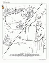 Lds Commandments Moses Prophet Dorcas Passover Crafts Moisés Llegó sketch template