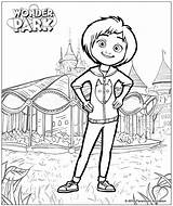 Coloring Wonder Park Pages June Movie sketch template