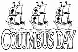 Columbus Christopher Coloring Pages Ships Getcolorings Printable Print sketch template