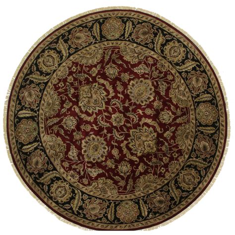 persian style hand knotted wool rug    chairish