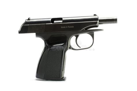 pistol  open  isolated  white stock image image  firearm