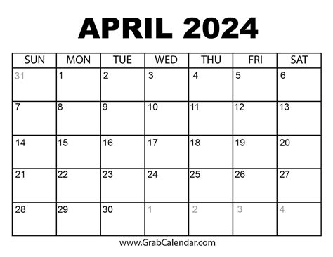 printable calendar april  map  united states  america