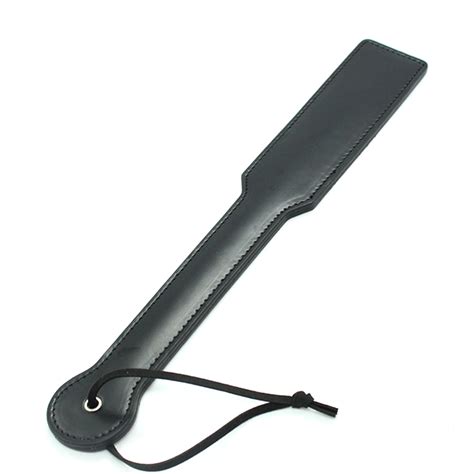 Double Layers Pu Leather Sexual Punishment Lover Paddle Slave Body