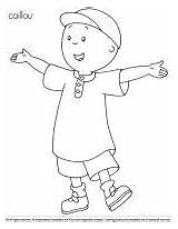 Caillou Coloring Pages Sheets Print Top sketch template