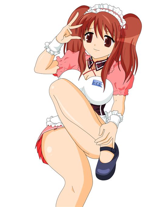 Rule 34 Absurdres All Fours Asahina Mikuru Ass Breasts Brown Eyes