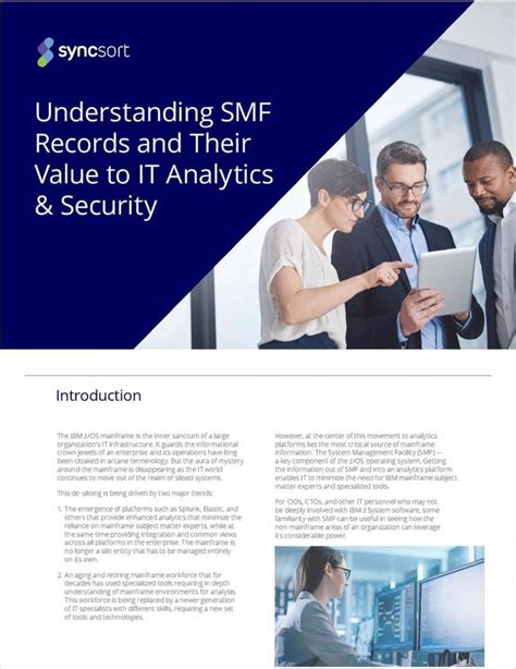 understanding smf records      analytics security