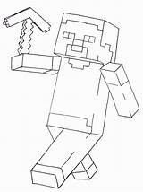 Coloring Minecraft Skins Pages Printable Sketch sketch template