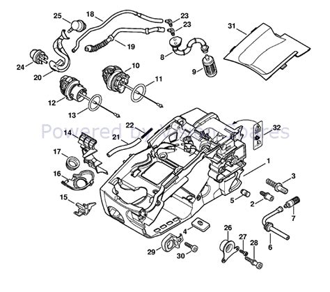 stihl  chainsaw parts diagram reviewmotorsco